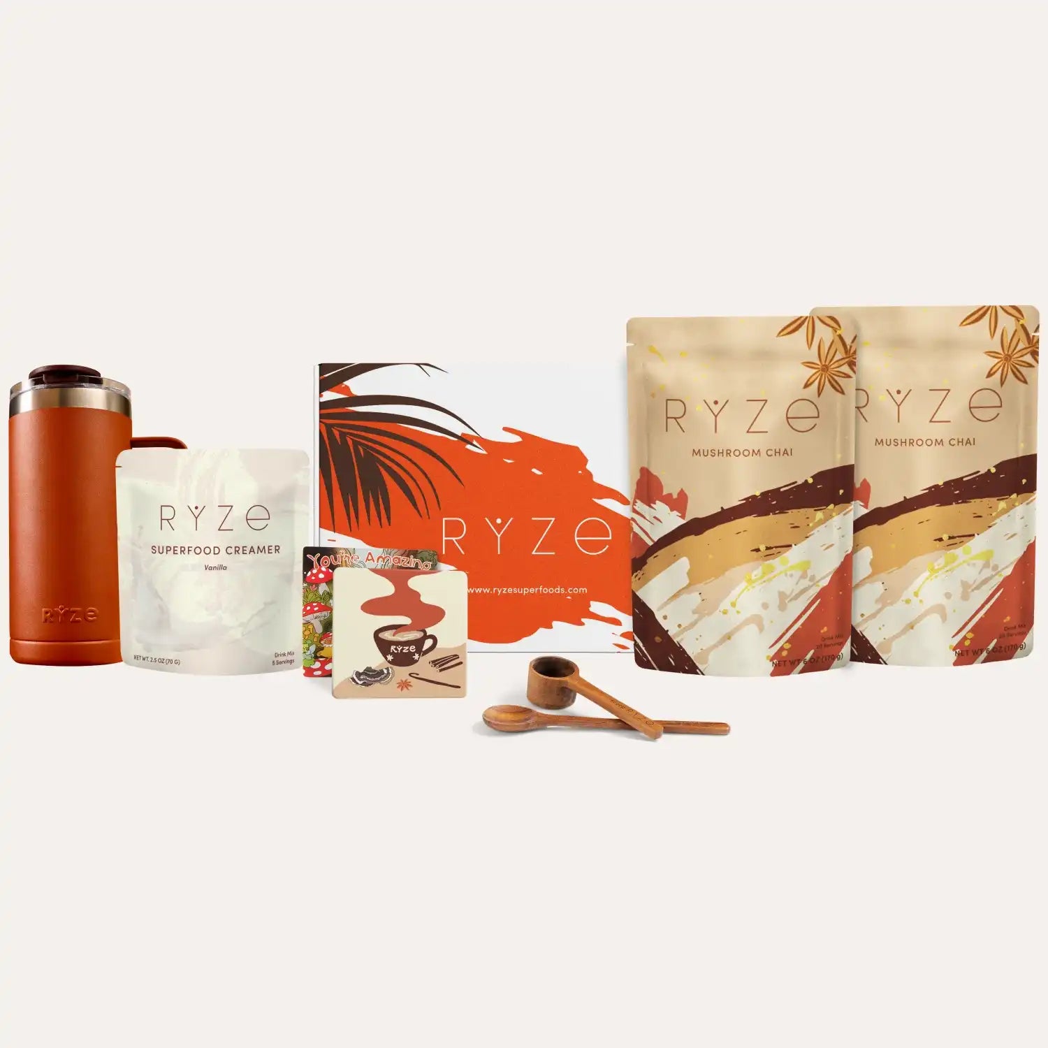 Mushroom Chai Starter Kit (40 Servings) - Daily Ritual Cup