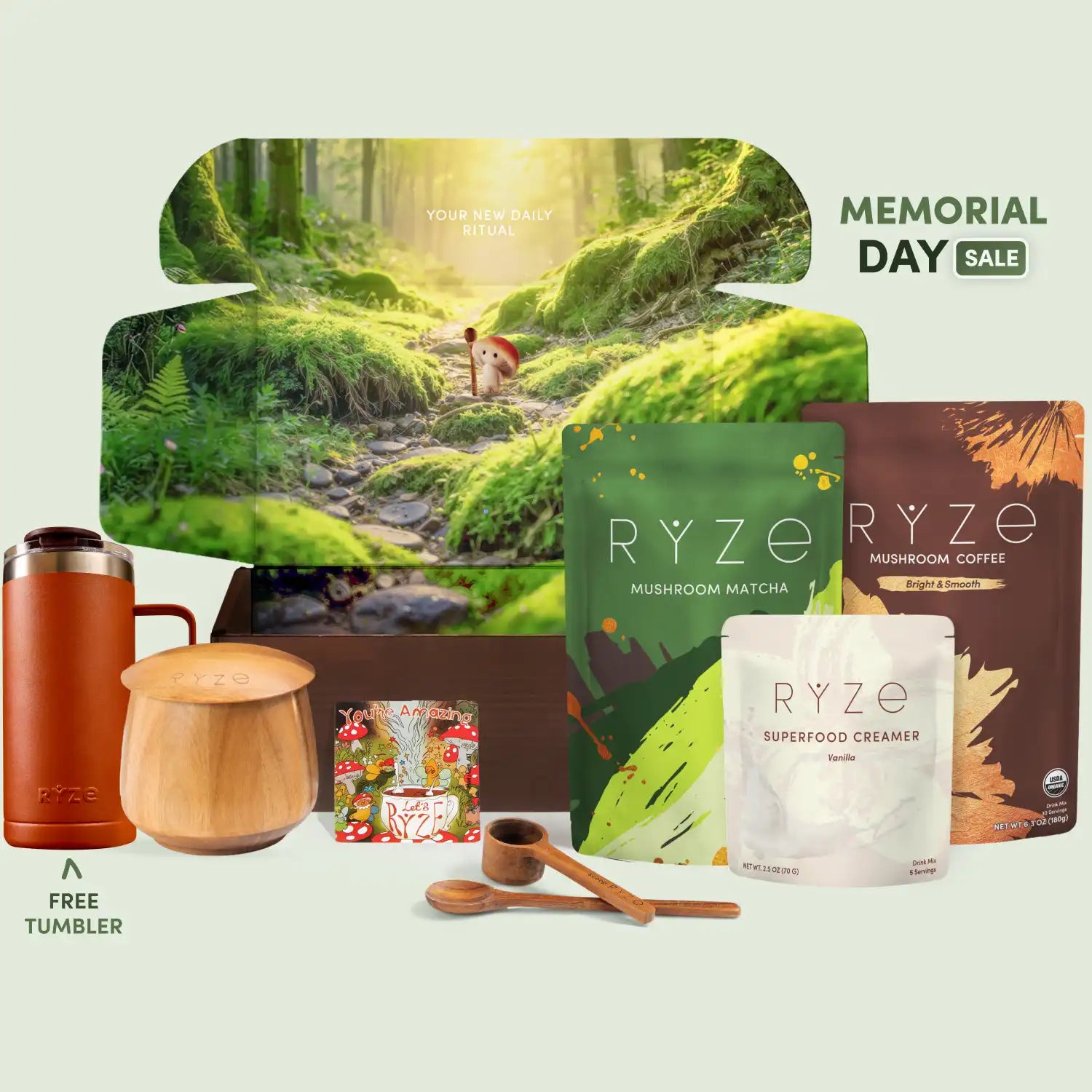 RYZE Ritual Set (Matcha + Coffee) - Simple Sip Daily