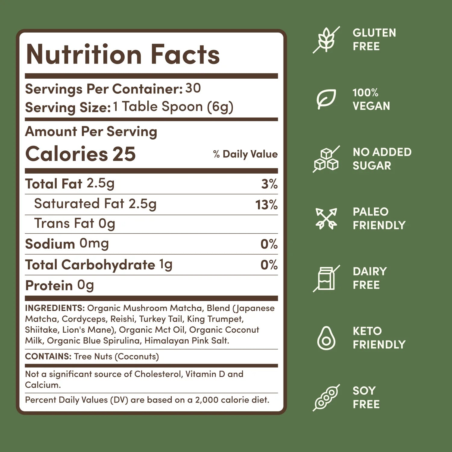 Mushroom Matcha (30 Servings) - Easy Superfood Sip